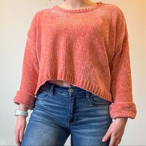 Cropped Pink Sweater